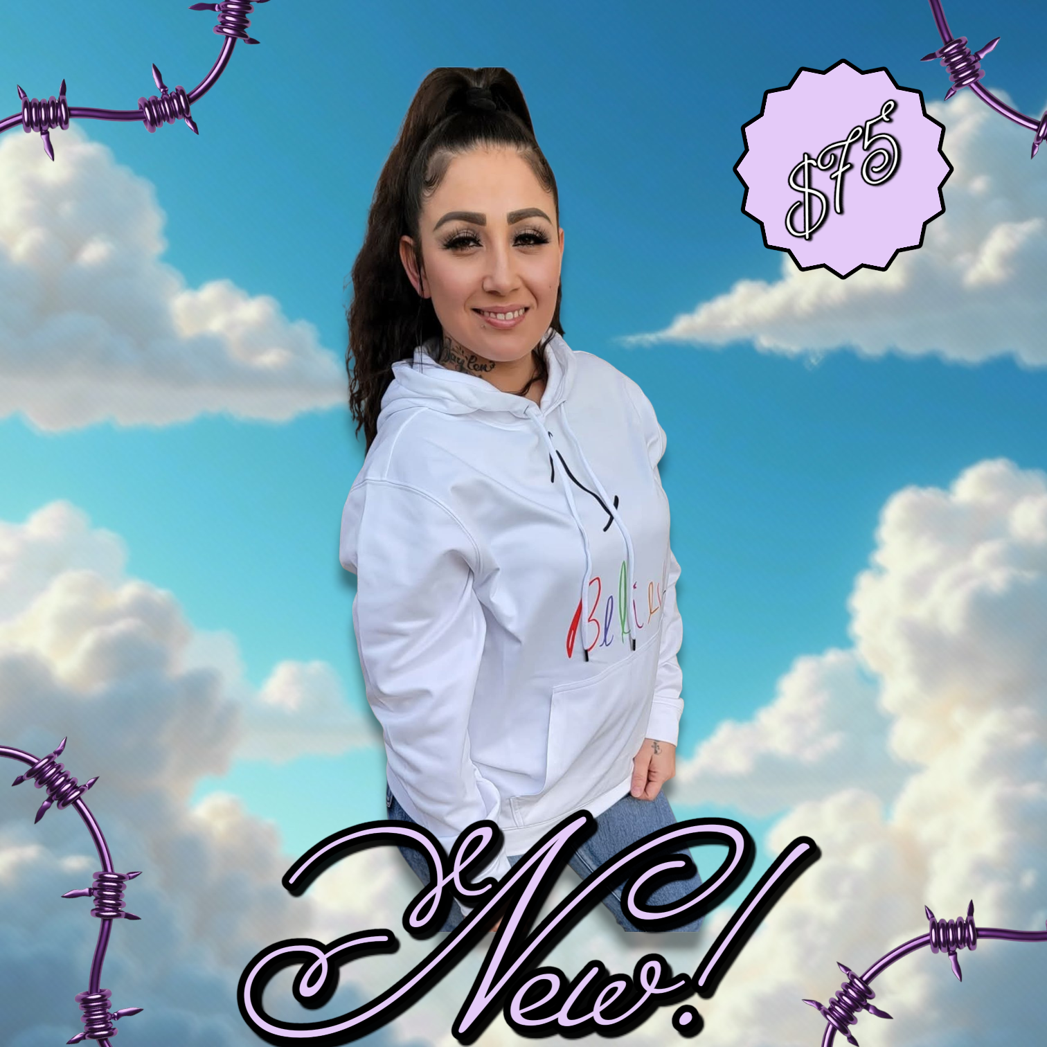 I Believe Street Wear hoodie